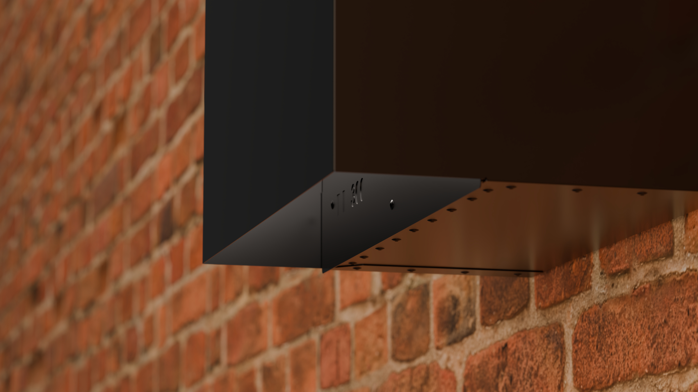 Dam Buster R301 rainhead installed on a box gutter